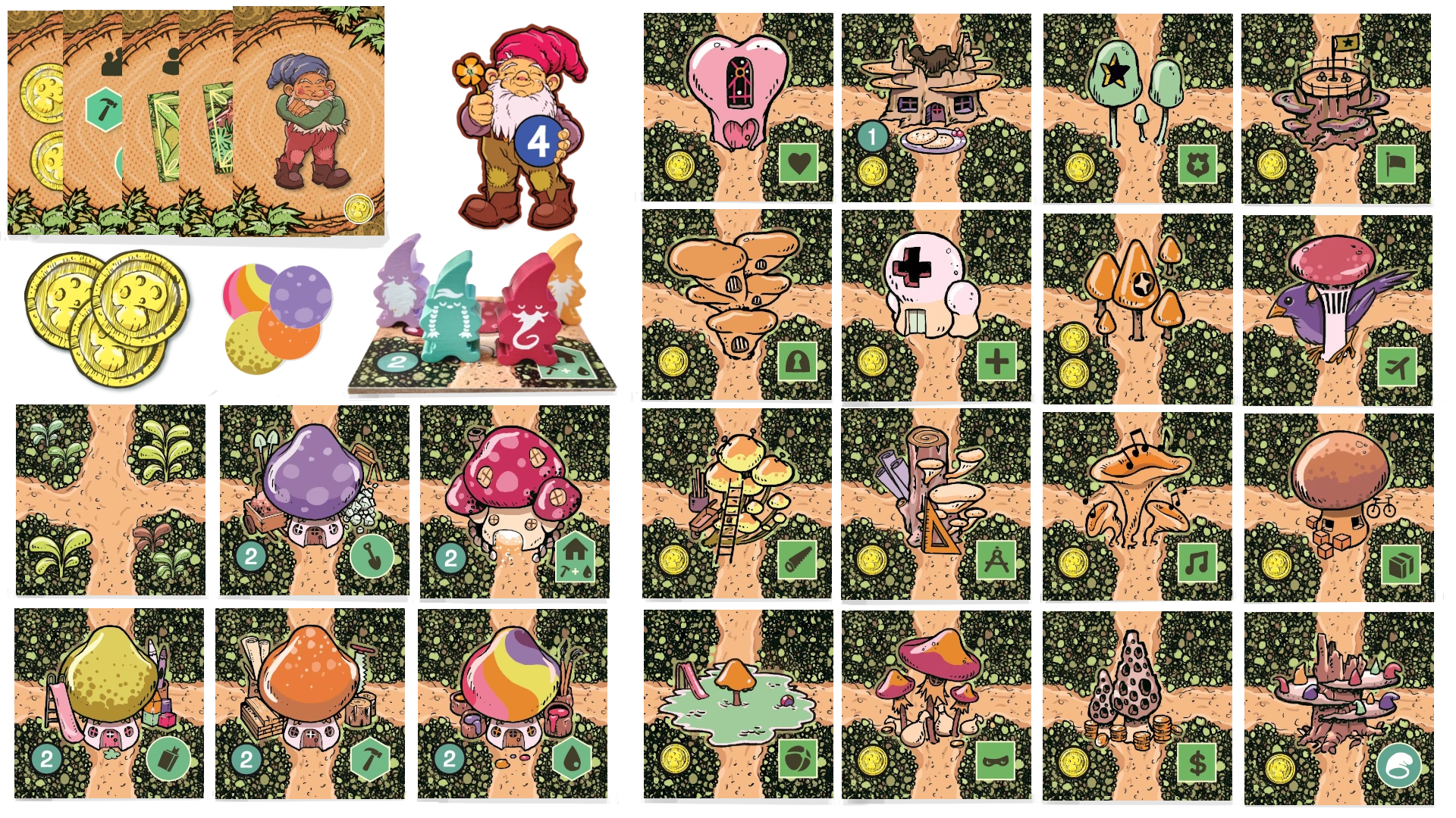 Components in the game