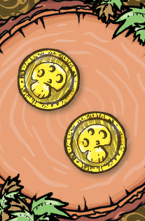 Forest card coins
